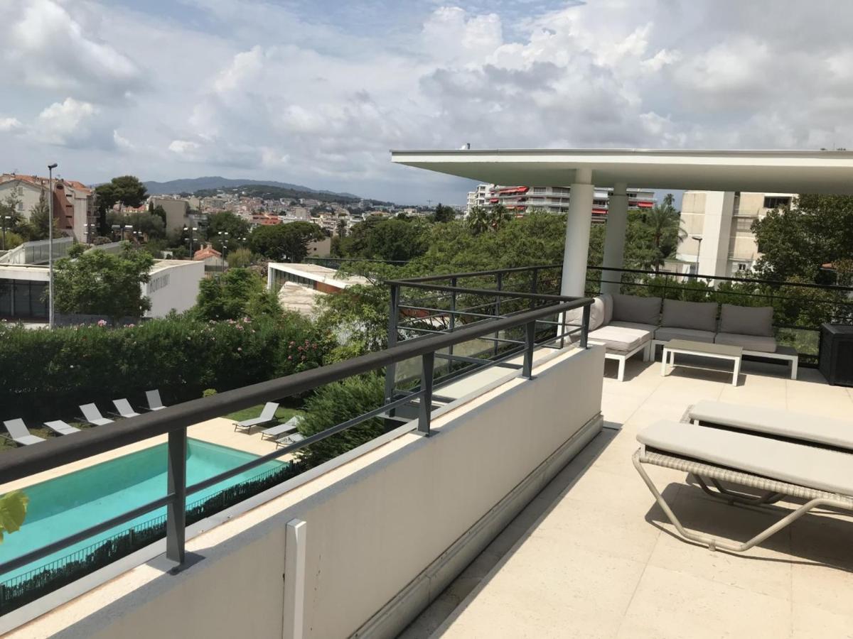 Appartement Montfleury, 2 Terrasses, 2 Chambres , 2 Sdb , Pkg Prive Piscine, 15 Min Walk To Croisette Beach And Palais Des Festivals Cannes Eksteriør billede